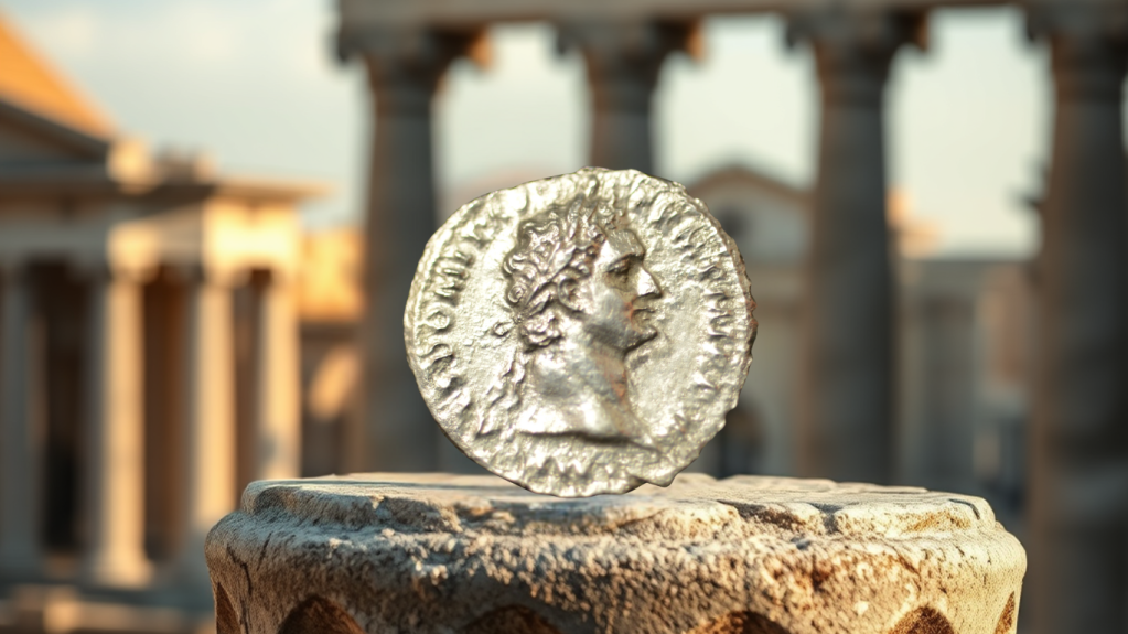 koin Romawi yang mengalami debasement, menunjukkan bagaimana manipulasi uang di Kekaisaran Romawi.