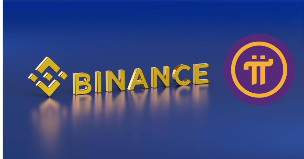 Logo Binance dan Pi Network – Akankah Pi Network listing di Binance?