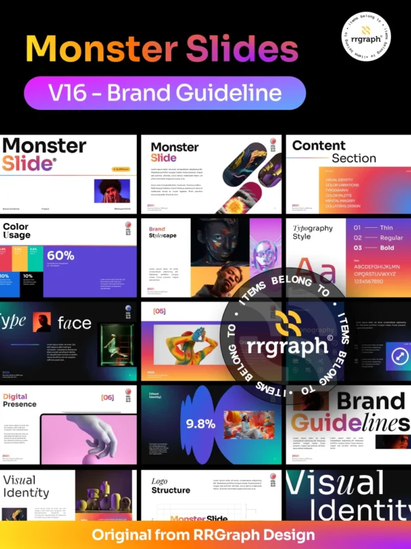 Monster Slides Premium PowerPoint Presentation Template