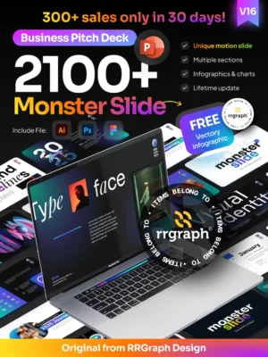 Monster Slides Premium PowerPoint Presentation Template