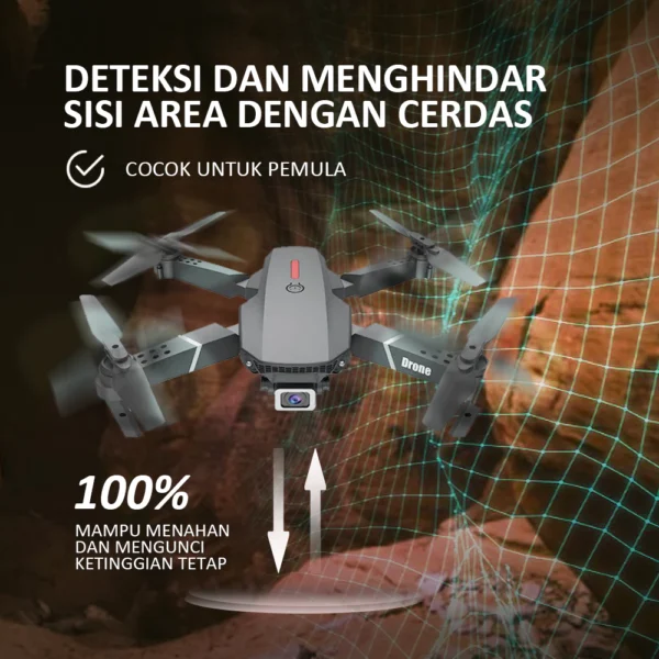Drone Lipat E88 Pro Kamera 4K
