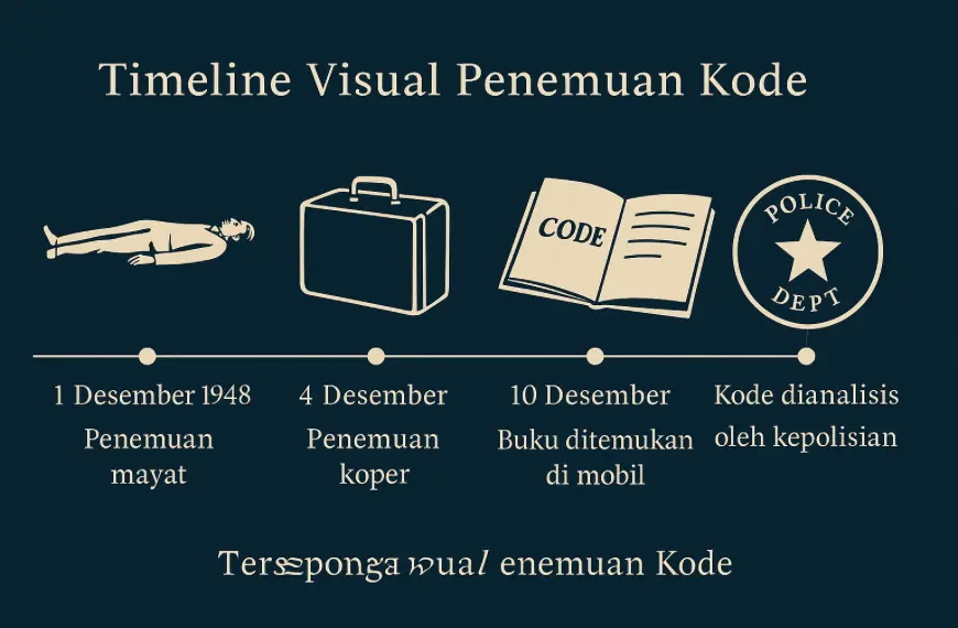 Garis waktu investigasi kode rahasia Somerton Man dari 1 hingga 10 Desember 1948