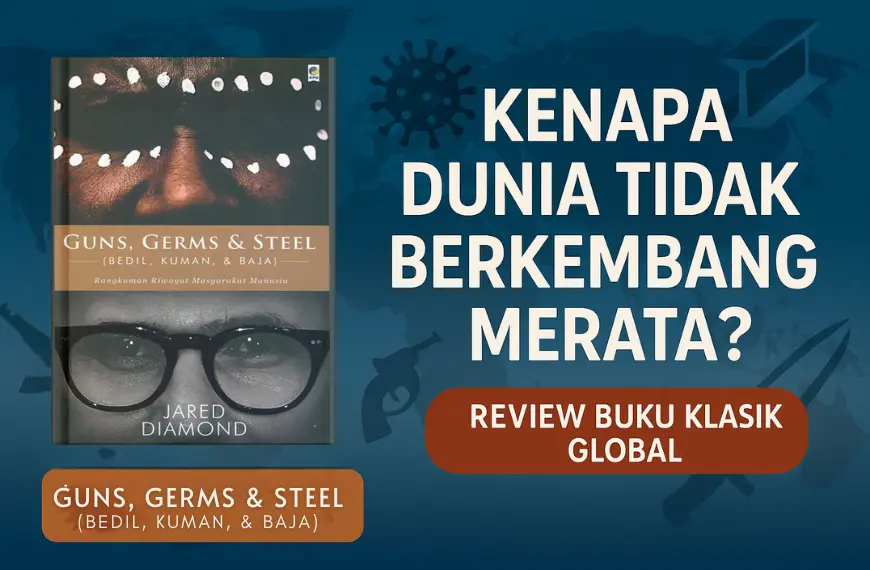 hero image review buku guns germs and steel karya jared diamond dengan judul kenapa dunia tidak berkembang merata